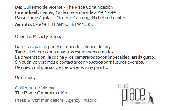 carta de agradecimiento a cliente