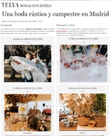 «Una boda rústica y campestre en Madrid»-BODAS CON ESTILO-TELVA NOVIAS