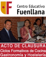 Acto de Clausura de Curso 2011 Centro Educativo Fuenllana  Ciclos Formativos de Cocina, Gastronomía y Hostelería